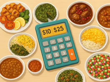 اینفوگرافیک قیمت‌های مختلف غذای شرکتی و عوامل موثر بر هزینه